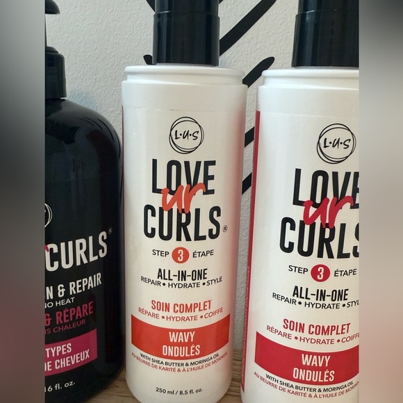 LUS Luv Ur Curls shampoo conditioner repair lot bundle of 7 - Picture 6 of 9